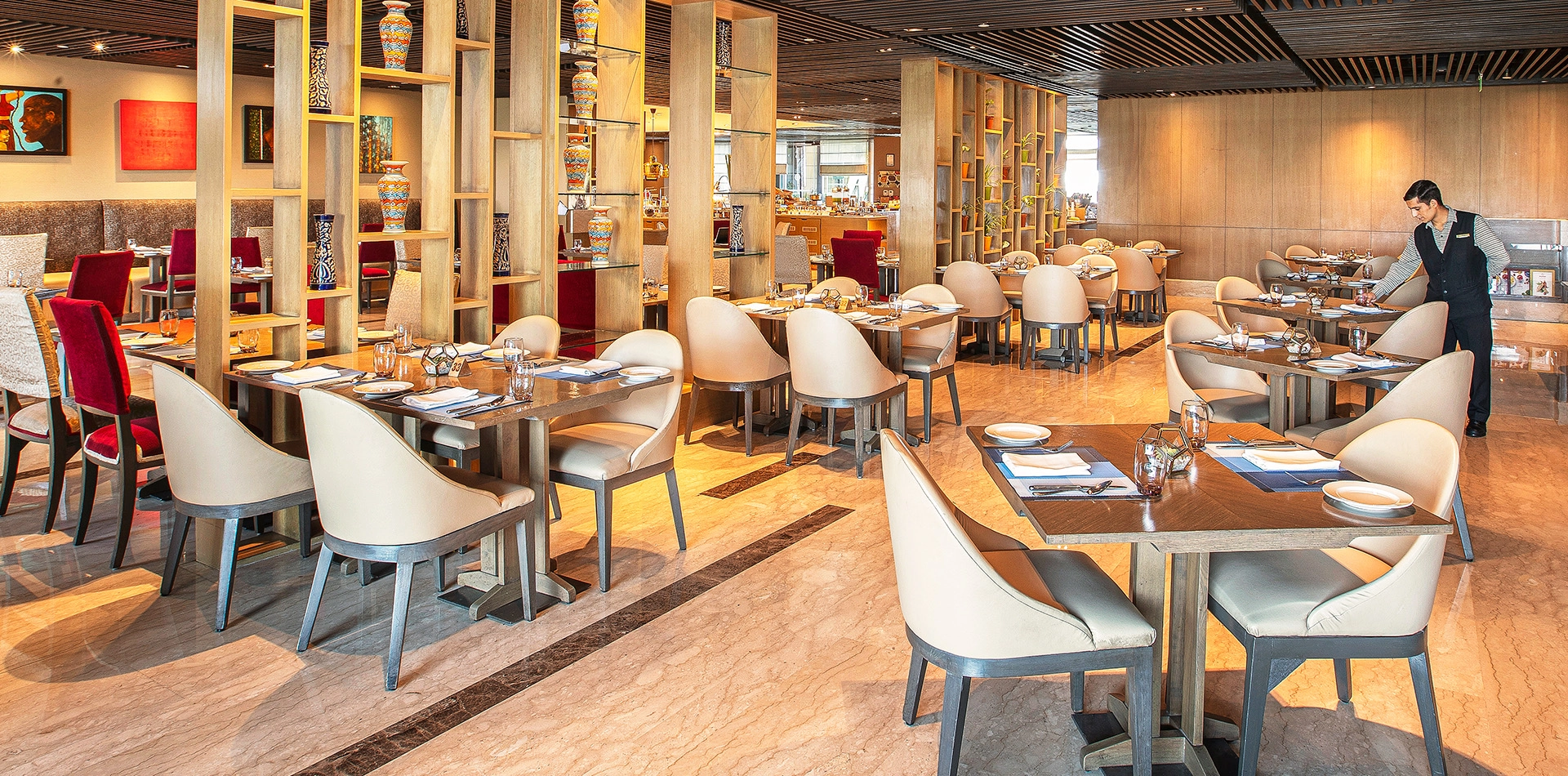 Cafe Knosh - All Day Dining at Leela Ambience Convention Hotel Delhi